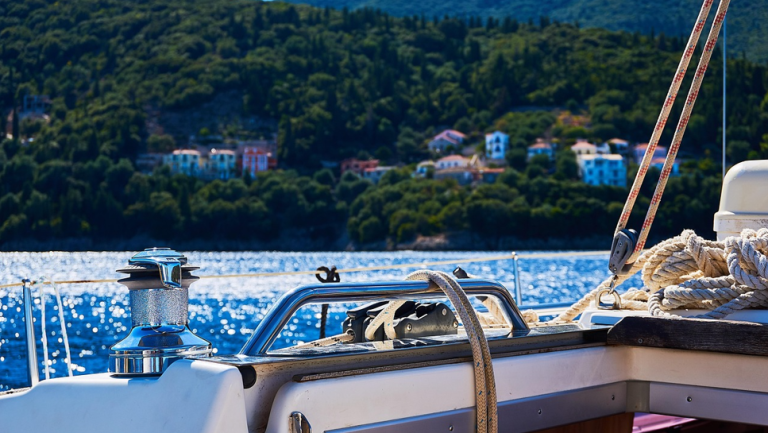 ithaca ithaki sailing boat greece