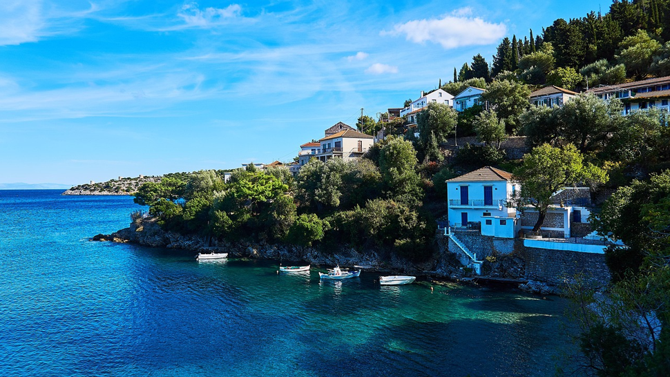 ithaca ithaki sailing boat greece